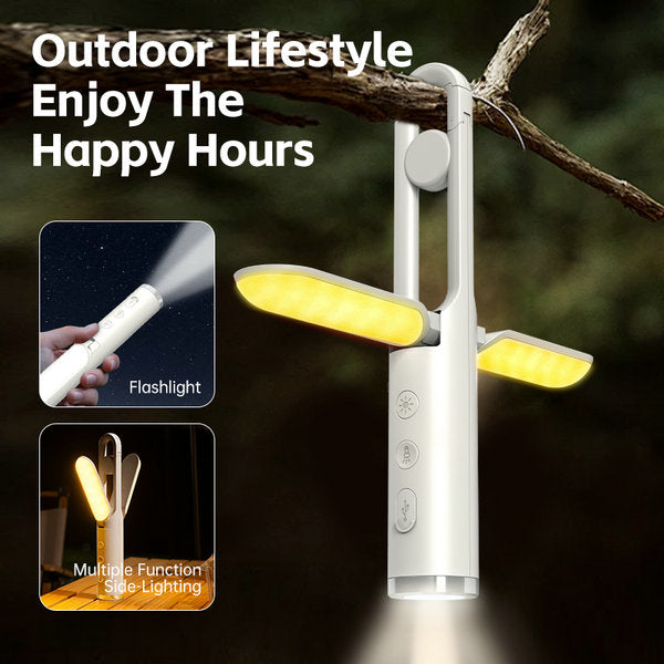 3-in-1 Multi-Function Light: Flashlight, SOS Beacon, and Lantern for Camping