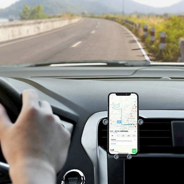 Mini Aluminum Car Phone Mount: Unshakable & Minimalist