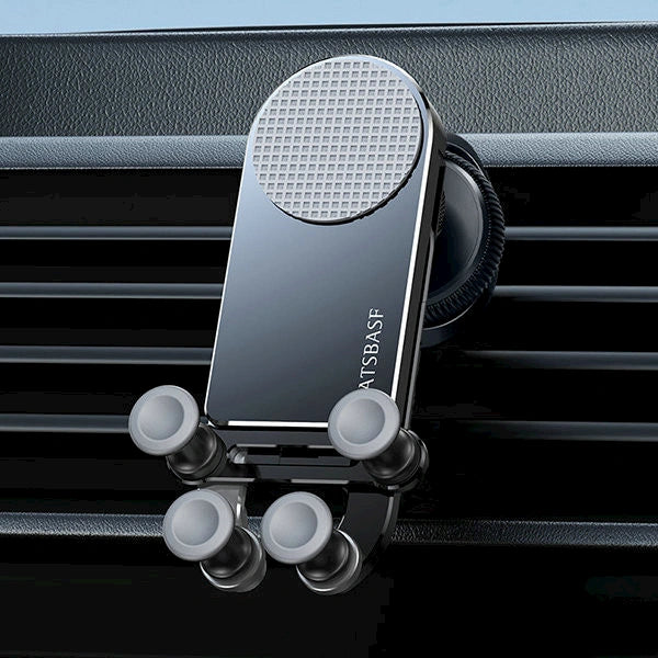 Mini Aluminum Car Phone Mount: Unshakable & Minimalist