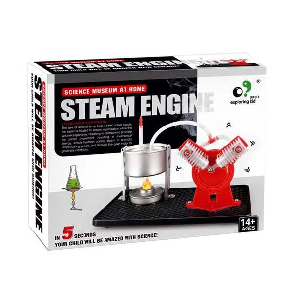 Steam Engine Model DIY Kit Children Steam Engine Experiment Model - Science Museum at Home
