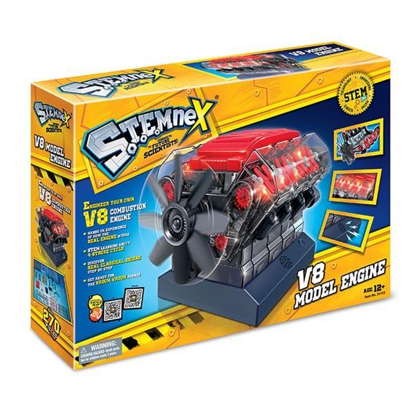 V8 Engine Model Kit - Build Your Own V8 Engine - Science Experiment STEM Toy - Enginediy