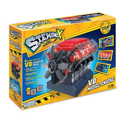 V8 Engine Model Kit - Build Your Own V8 Engine - Science Experiment STEM Toy - Enginediy