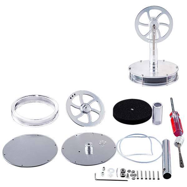 Low Temperature Stirling Engine Kit DIY Steam Heat Engine Motor Toy - Enginediy