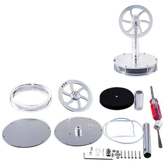 Low Temperature Stirling Engine Kit DIY Steam Heat Engine Motor Toy - Enginediy