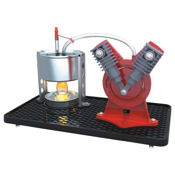 Steam Engine Model DIY Kit Children Steam Engine Experiment Model - Science Museum at Home