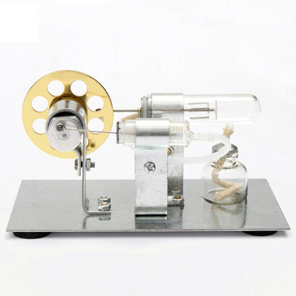 Stirling Engine Kit DIY Single Cylinder Stirling Engine - Ideal Engine Model Gift for Your Kids Enginediy