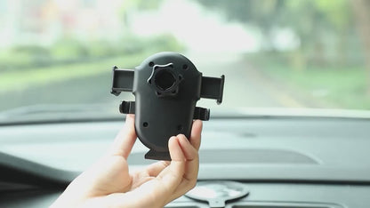 Car Air Vent Phone Holder Mount with Metal Hook Clip, ABS Material, 360° Rotation, One Button Release, Super Stable Design for iPhone 17 Pro Max, Galaxy, Google, and All Smartphones, Durable Vehicle Accessory for Modern